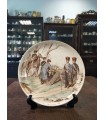 Декоративная тарелка "Наполеон в Сражении при Монтро, 1814 г."