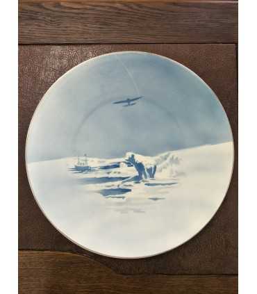 Блюдо агитационное"Челюскинцы"