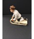 Статуэтка "Парень на санях"