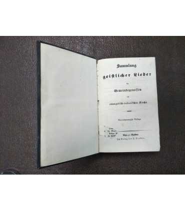 Сборник духовных песен для членов общины евангелическо-лютеранской церкви