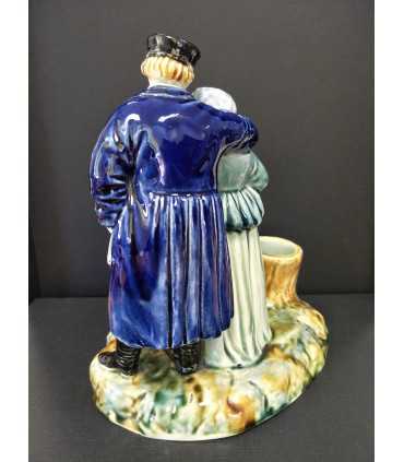 "Парень и девушка на гулянии" Подсвечник М.С. Кузнецов