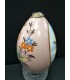 Яйцо пасхальное с цветочной росписью и сценой Богоявления