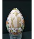 Яйцо пасхальное с цветочной росписью и сценой Богоявления