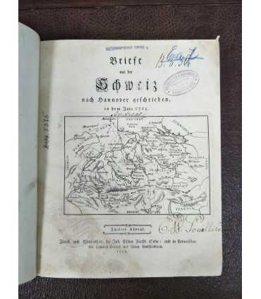 Письма, написанные из Швейцарии в Ганновер, в 1763 году