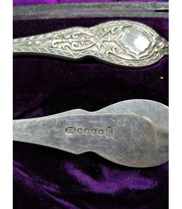 Ложки сервировочные, пара
