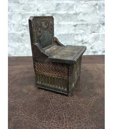 Солонка деревянная "Стульчик"