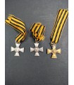Фрачники Георгиевского креста на лентах