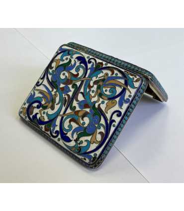 Портсигар серебро