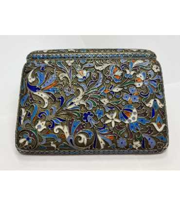 Портсигар серебряный