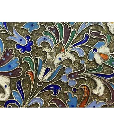 Портсигар серебряный