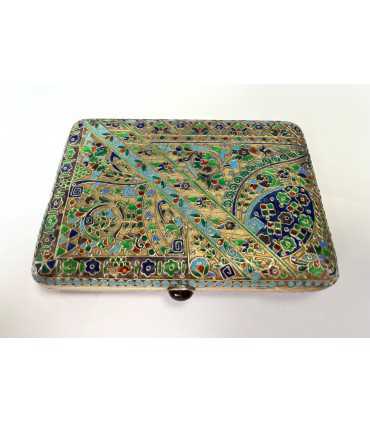 Портсигар серебро с надписью