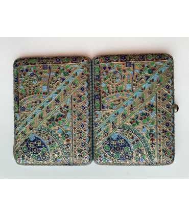 Портсигар серебро с надписью