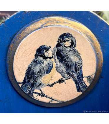 Подставка: Синицы