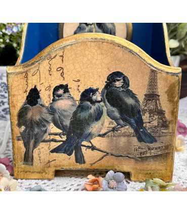 Подставка: Синицы