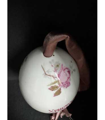 Яйцо пасхальное с цветочной росписью