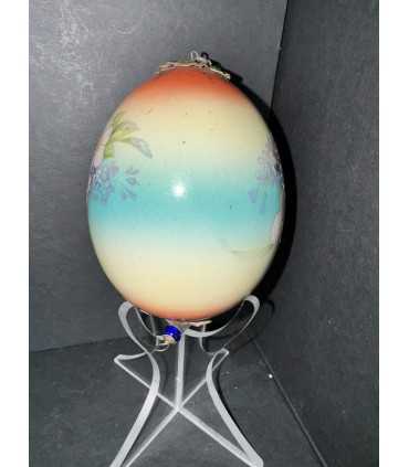 Яйцо пасхальное с цветочной росписью