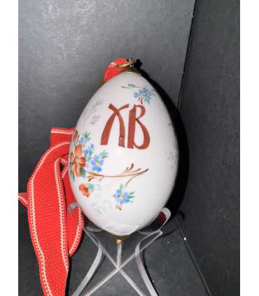 Яйцо пасхальное с цветочной росписью