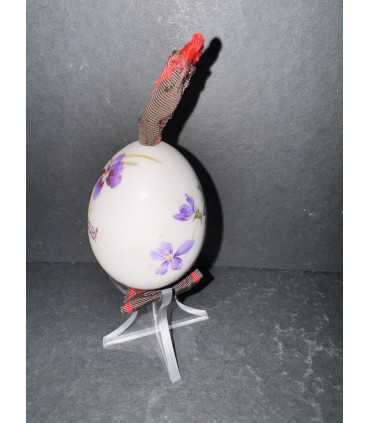 Яйцо пасхальное с цветочной росписью