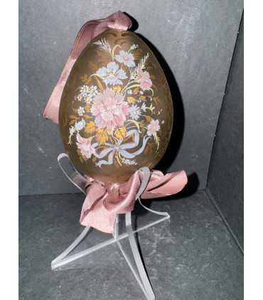 Яйцо пасхальное с цветочной росписью