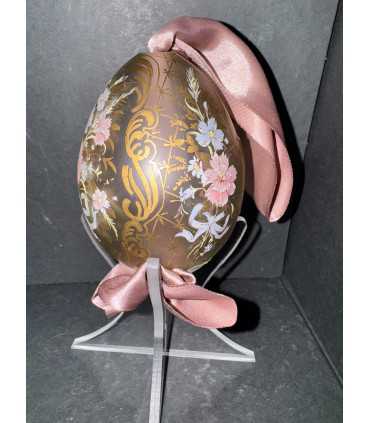 Яйцо пасхальное с цветочной росписью