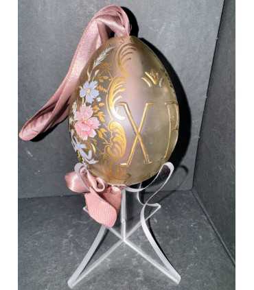 Яйцо пасхальное с цветочной росписью