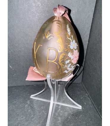 Яйцо пасхальное с цветочной росписью