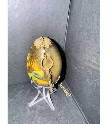 Яйцо пасхальное с цветочной росписью