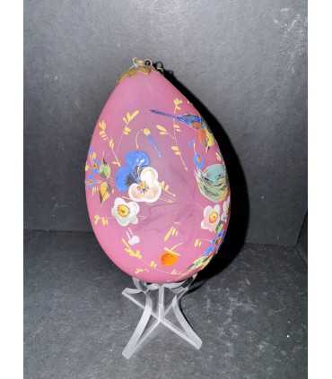 Яйцо пасхальное с цветочной росписью