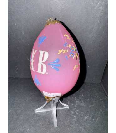 Яйцо пасхальное с цветочной росписью