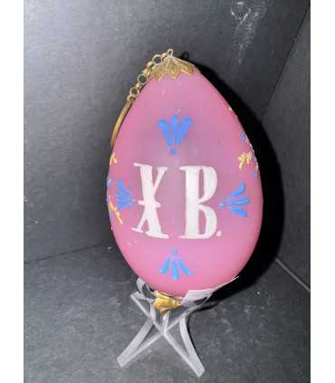 Яйцо пасхальное с цветочной росписью