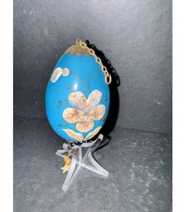 Яйцо пасхальное с цветочной росписью
