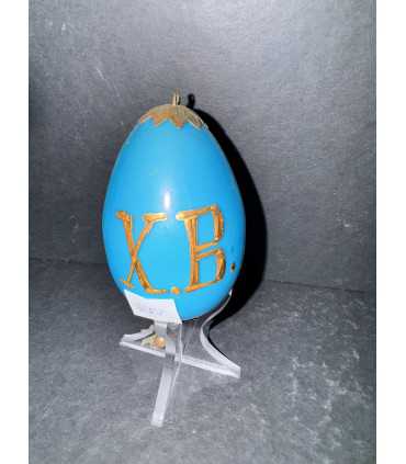 Яйцо пасхальное с цветочной росписью