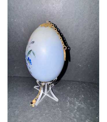 Яйцо пасхальное с цветочной росписью