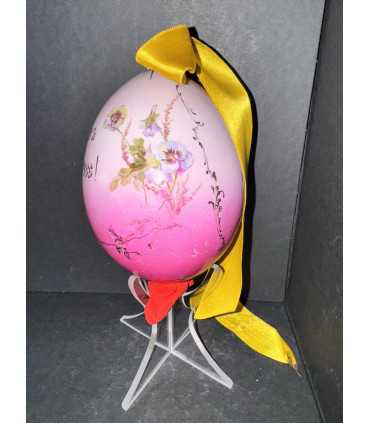 Яйцо пасхальное с цветочной росписью