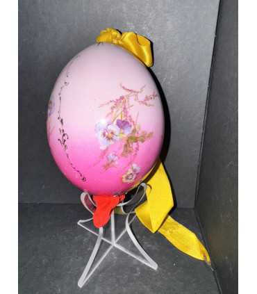 Яйцо пасхальное с цветочной росписью