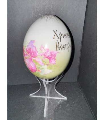 Яйцо пасхальное с цветочной росписью