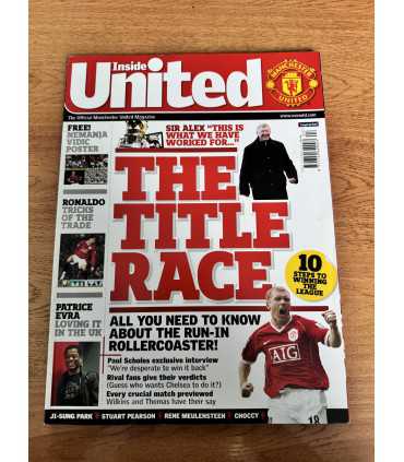 Журнал UNITED - THE OFFICIAL MANCHESTER UNITED MAGAZINE - APRIL 2007