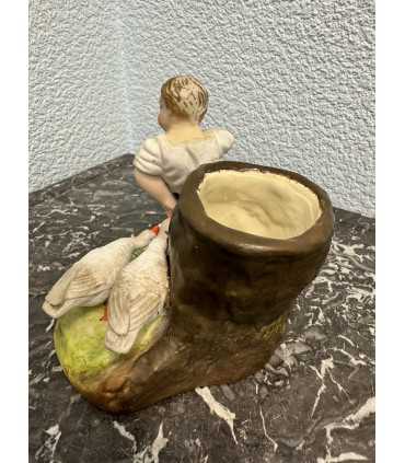 Спичечница «Мальчик с гусями»