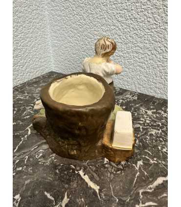 Спичечница «Мальчик с гусями»