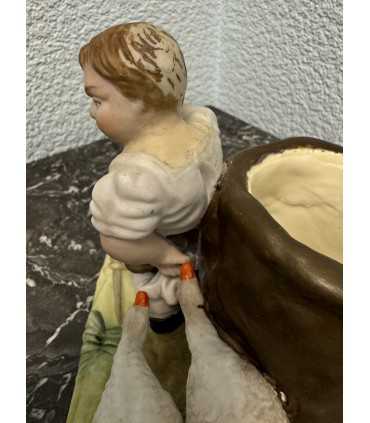 Спичечница «Мальчик с гусями»