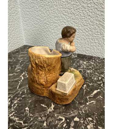 Спичечница «Мальчик с гусями»