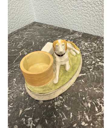 Спичечница "Лежащая собака"