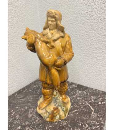 Статуэтка "Охотник с лисой"