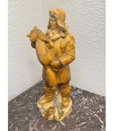 Статуэтка "Охотник с лисой"