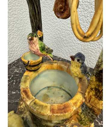 Карандашница «Птицы и колодец»