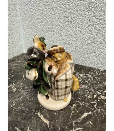 Статуэтка «Лиса и бобер»