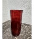 Стакан красного стекла