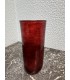 Стакан красного стекла