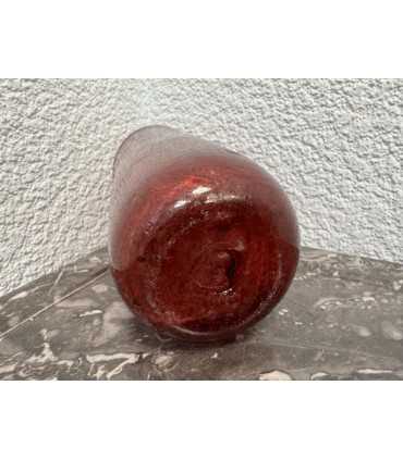 Стакан красного стекла