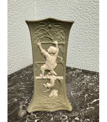 Ваза двухцветный бисквит